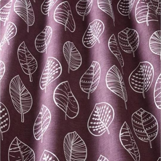 country desing klasszikus mediterran szovet textil karpit fotel szek parna diszparna lakberendezes felujitas skandinav nyomtatott pamut minta level kiegeszitok lila.JPG